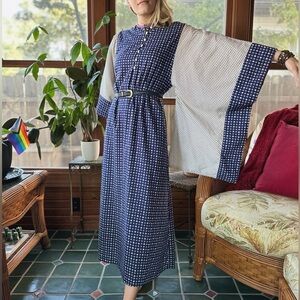 1970s Bob Cunningham Kimono Sleeve Kaftan